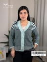 Striped Knit Cardigan